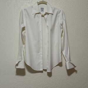 Brooks Brothers Men's Cream Dress Shirt